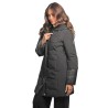 giubbino lungo refrigue DONNA BLACK - 2821O00075 - KATT vista laterale