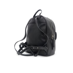 zaino john richmond DONNA BLACK E SILVER - RWA25215ZA  vista posteriore