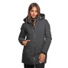 giubbino lungo save the duck DONNA NERO 10000 - D40060W - MATT21 RACHEL  - vista frontale