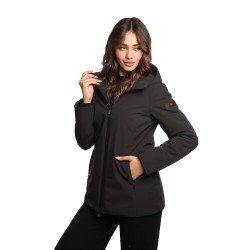 giacca peuterey DONNA GRIGIO SCURO 808 - FARQUAR TA - PED5423 vista laterale