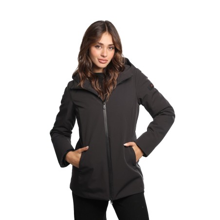 giacca peuterey DONNA GRIGIO SCURO 808 - FARQUAR TA - PED5423 vista frontale