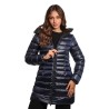 giubbino lungo reversibile ADD DONNA NERO E BLU C1527 BLACK+PACIFIC BLUE - 12AWHE33 vista frontale blu