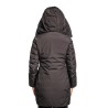 giubbino lungo reversibile ADD DONNA NERO E BLU C1527 BLACK+PACIFIC BLUE - 12AWHE33 vista posteriore nero