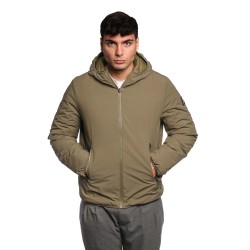 giubbino reversibile refrigue UOMO VERDE MILITARY - 2811O00151 - HULT vista frontale liscia