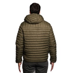 giubbino reversibile refrigue UOMO VERDE MILITARY - 2811O00151 - HULT vista posteriore trapuntata