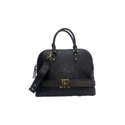 borsa john richmond DONNA BLACK E GOLD - RWA25188BO vista frontale