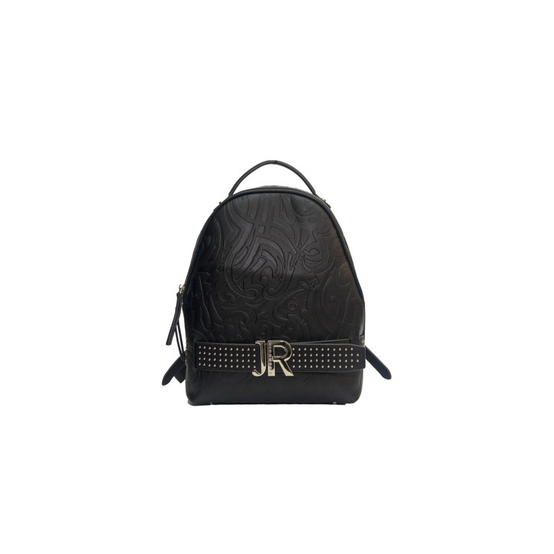 zaino john richmond DONNA BLACK E SILVER - RWA25193ZA vista frontale