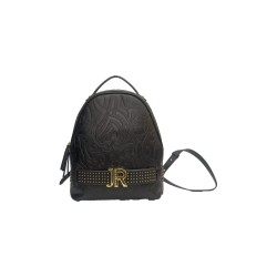 zaino john richmond DONNA BLACK E GOLD - RWA25193ZA vista frontale