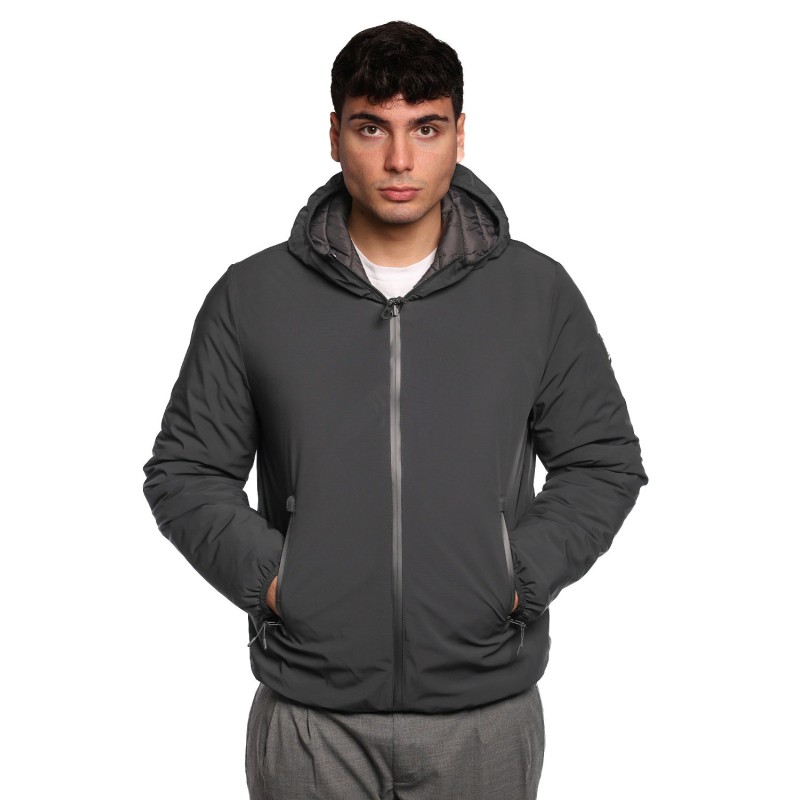 giubbino reversibile refrigue UOMO BLACK  - 2811O00151- HULT vista frontale liscia
