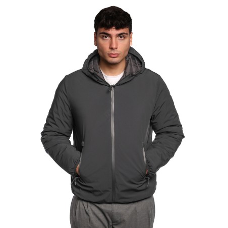 giubbino reversibile refrigue UOMO BLACK  - 2811O00151- HULT vista frontale liscia