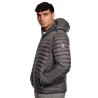giubbino reversibile refrigue UOMO BLACK  - 2811O00151- HULT vista laterale trapuntata
