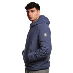 giubbino reversibile refrigue UOMO NAVY - 2811O00151 - HULT vista laterale liscia