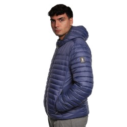 giubbino reversibile refrigue UOMO NAVY - 2811O00151 - HULT vista laterale trapuntata
