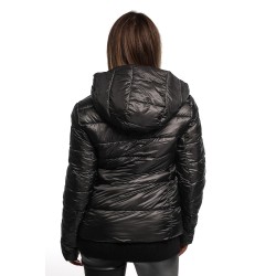 giubbino reversibile refrigue DONNA BLACK - 2821O00070 - HEMMA vista posteriore trapuntata