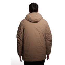 giubbino lungo reversibile refrigue UOMO  BEIGE TAUPE - 2811O00150 - FINN vista posteriore liscia