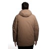 giubbino lungo reversibile refrigue UOMO  BEIGE TAUPE - 2811O00150 - FINN vista posteriore liscia