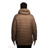 giubbino lungo reversibile refrigue UOMO  BEIGE TAUPE - 2811O00150 - FINN vista posteriore trapuntata