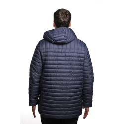 giubbino lungo reversibile refrigue UOMO NAVY - 2811O00150 - FINN vista posteriore trapuntata