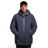 giubbino lungo reversibile refrigue UOMO NAVY - 2811O00150 - FINN vista frontale liscia