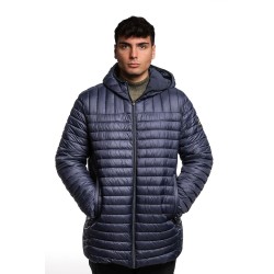 giubbino lungo reversibile refrigue UOMO NAVY - 2811O00150 - FINN vista frontale trapuntata