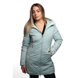 giubbino lungo reversibile refrigue DONNA VERDE TIFFANY SERENITY - 2821O00071 - SYN vista frontale trapuntata