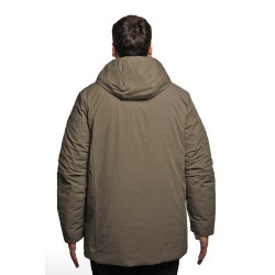 giubbino lungo reversibile refrigue UOMO VERDE MILITARY - 2811O00150 - FINN vista posteriore liscia