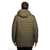 giubbino lungo reversibile refrigue UOMO VERDE MILITARY - 2811O00150 - FINN vista posteriore trapuntata