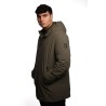 giubbino lungo reversibile refrigue UOMO VERDE MILITARY - 2811O00150 - FINN vista laterale liscia