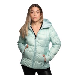 giubbino reversibile refrigue DONNA VERDE TIFFANY SERENITY - 2821O00070 - HEMMA vista frontale trapuntata