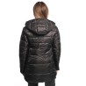 giubbino lungo reversibile refrigue DONNA BLACK - 2821O00071 - SYN vista posteriore trapuntata
