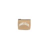 pochette marc ellis DONNA BEIGE DARK TAUPE - BUBY CLOTH CLUTCH vista frontale