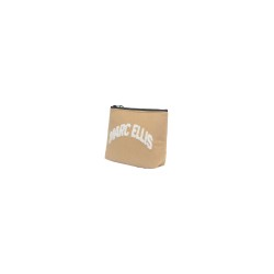 pochette marc ellis DONNA BEIGE DARK TAUPE - BUBY CLOTH CLUTCH vista laterale