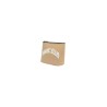 pochette marc ellis DONNA BEIGE DARK TAUPE - BUBY CLOTH CLUTCH vista laterale