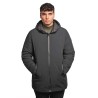 giubbino lungo reversibile refrigue UOMO BLACK - 2811O00150 - FINN vista frontale liscia