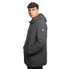 giubbino lungo reversibile refrigue UOMO BLACK - 2811O00150 - FINN vista laterale liscia