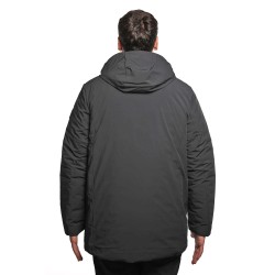 giubbino lungo reversibile refrigue UOMO BLACK - 2811O00150 - FINN vista posteriore liscia