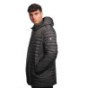 giubbino lungo reversibile refrigue UOMO BLACK - 2811O00150 - FINN vista laterale trapuntata