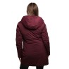giubbino lungo reversibile refrigue DONNA BORGOGNA BURGUNDY - 2821O00071 - SYN vista posteriore liscia