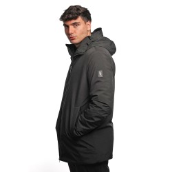 giubbino lungo refrigue UOMO BLACK - 2811O00104 - MYLL vista laterale
