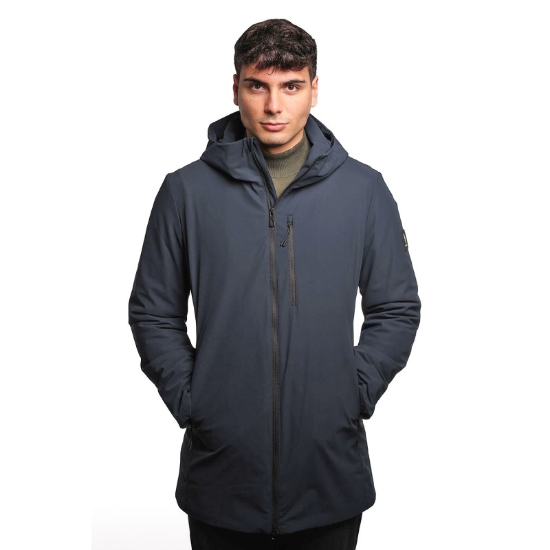 giubbino lungo refrigue UOMO NAVY - 2811O00110 - LOVIK vista frontale