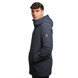 giubbino lungo refrigue UOMO NAVY - 2811O00110 - LOVIK vista laterale