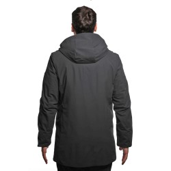 giubbino lungo refrigue UOMO BLACK - 2811O00110 - LOVIK vista posteriore