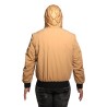 giubbino peuterey UOMO CUOIO CHIARO 995 - KOONS KJ BMAT - PEU5207 vista posteriore cappuccio