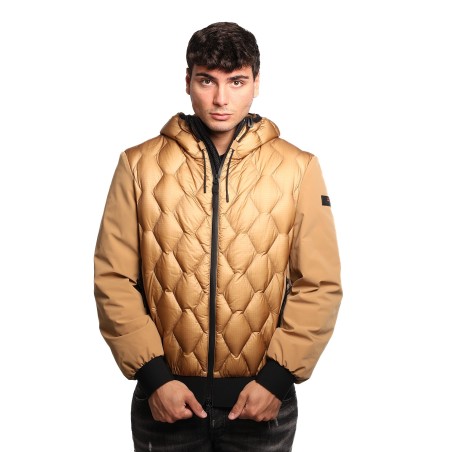 giubbino peuterey UOMO CUOIO CHIARO 995 - KOONS KJ BMAT - PEU5207 vista frontale