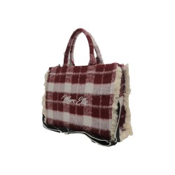 borsa marc ellis DONNA RUBINO - BUBY CHECK L vista laterale