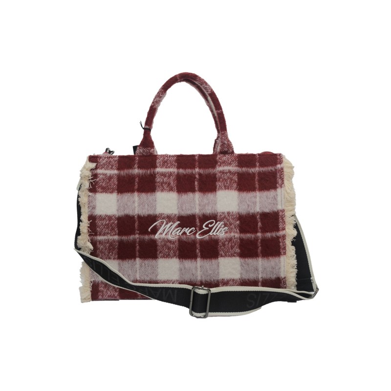 borsa marc ellis DONNA RUBINO - BUBY CHECK L vista frontale