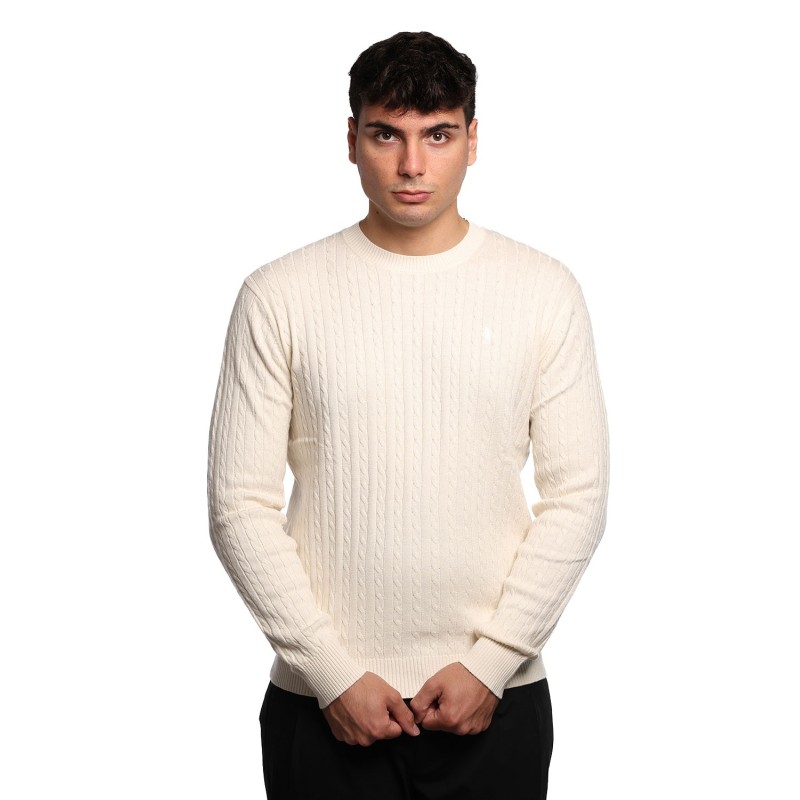 maglioncino refrigue UOMO AVORIO BUTTER - 2811W00160 vista frontale