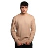 maglioncino refrigue UOMO BEIGE HAVANA - 2811W00160 vista frontale