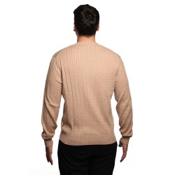 maglioncino refrigue UOMO BEIGE HAVANA - 2811W00160 vista posteriore
