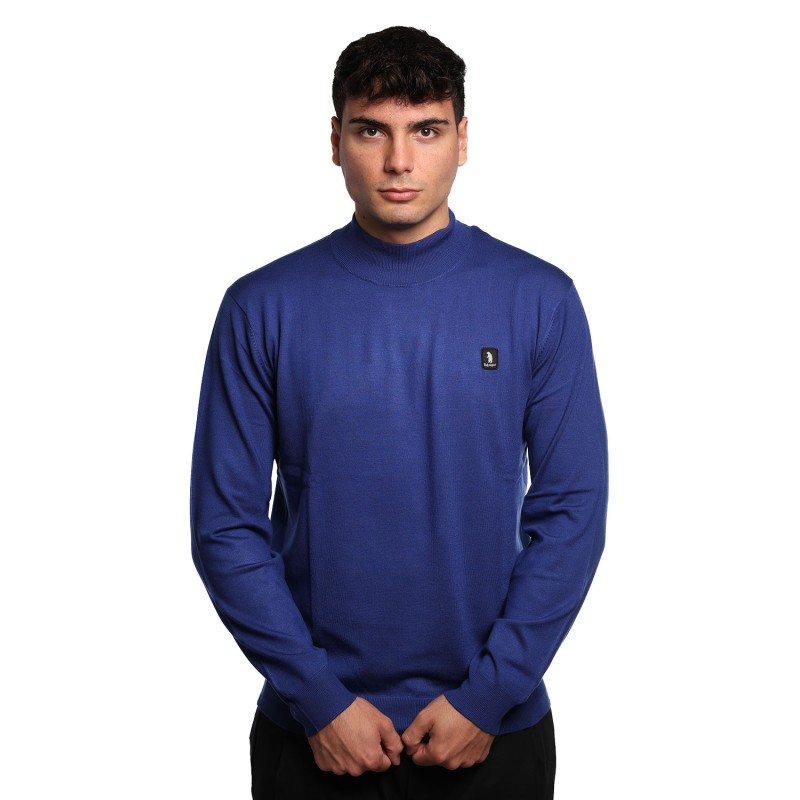 maglioncino refrigue UOMO BLU ELETTRICO BLUE - 2811W00186 vista frontale